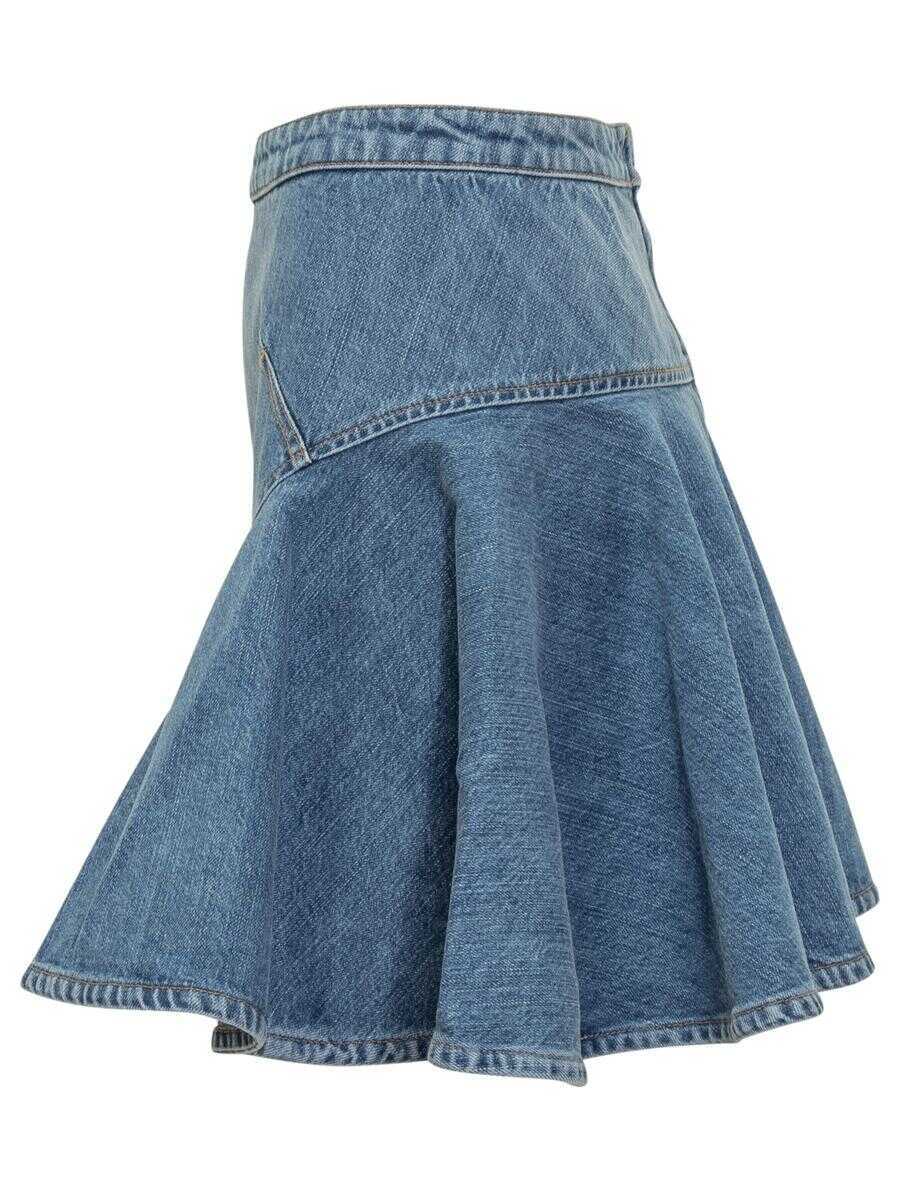 Fuste Givenchy Givenchy Givenchy Miniskirt BLUE Femei (BM 19066995) 3