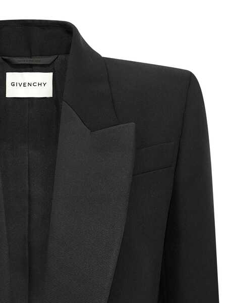 Sacouri Givenchy Givenchy Blazers Black Femei (BM 19067004) 4