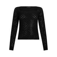 Pulovere Liu Jo Semi-Perforated Sweater Femei