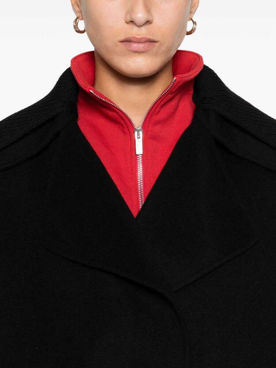 Paltoane P.A.R.O.S.H. P.A.R.O.S.H. Coats Black Femei (BM 19067412) 4