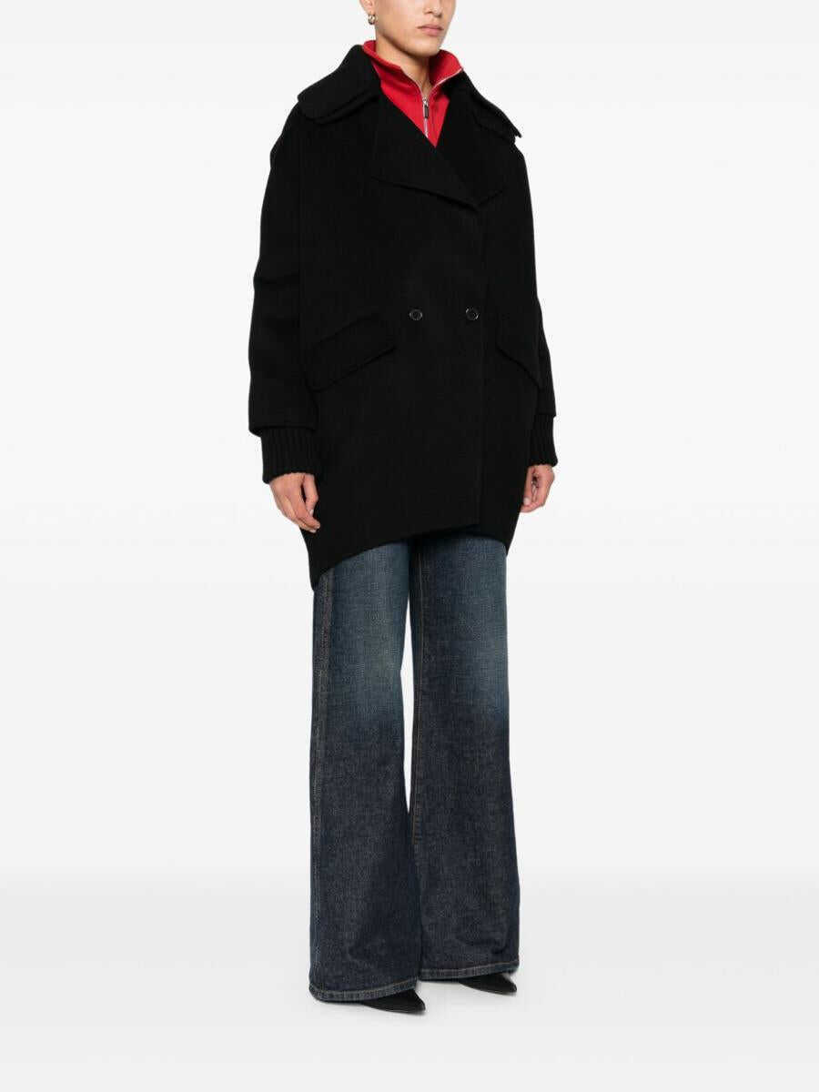 Paltoane P.A.R.O.S.H. P.A.R.O.S.H. Coats Black Femei (BM 19067412) 5