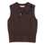 ERMANNO FIRENZE Ermanno Firenze Embroidered Vest BROWN