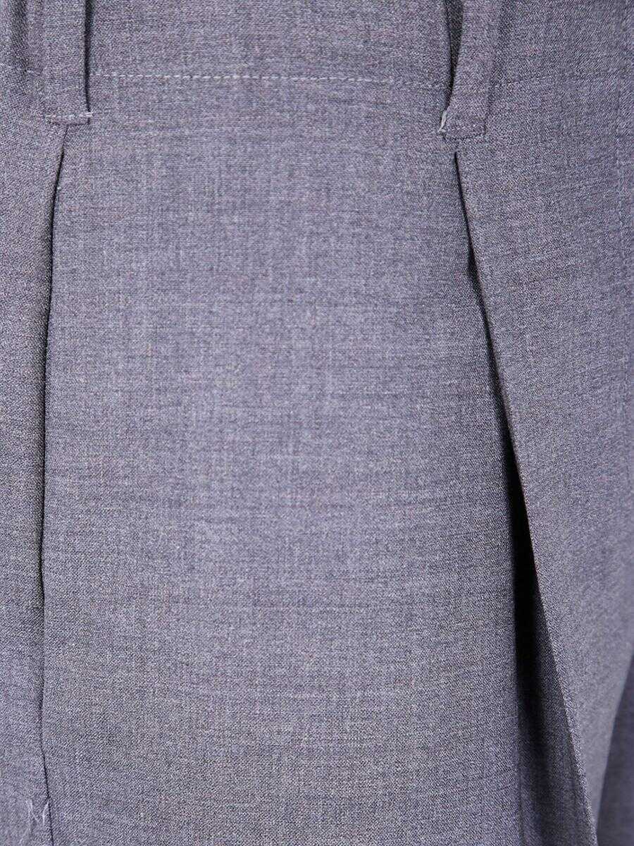 Pantaloni casual P.A.R.O.S.H. P.A.R.O.S.H. Trousers Grey Femei (BM 19067439) 3