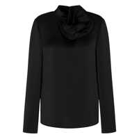 Pulovere Emporio Armani Ruffled Neckline Sweater Femei