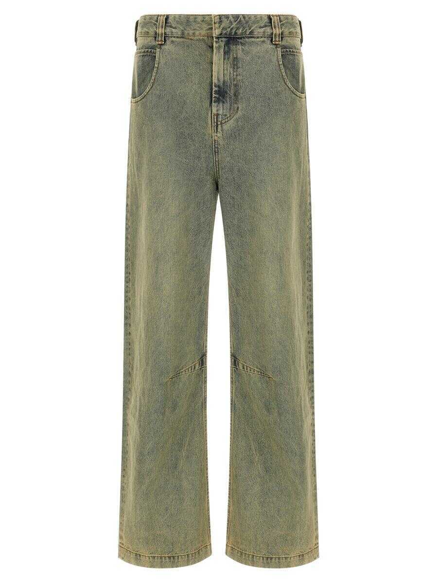 Blugi ENTIRE STUDIOS Entire Studios Gem Surface Wave Jeans YELLOW Femei (BM 19067796) 1