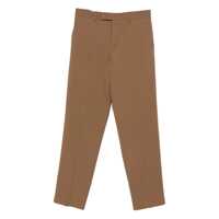 Pantaloni Fendi Gabardine Wool Trousers Barbati