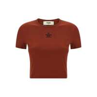 Topuri Fendi Logo Embroidery Top Femei