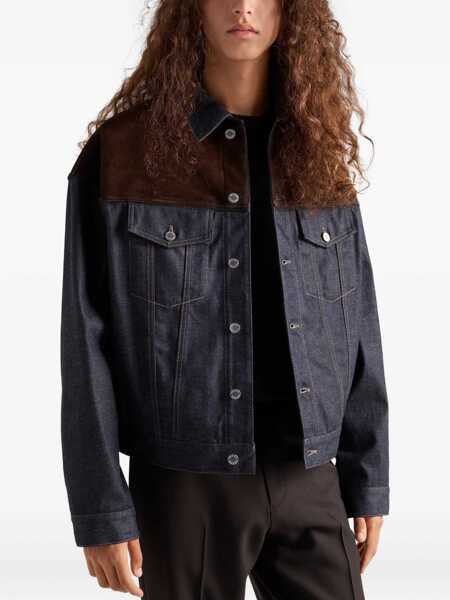 Geci Prada Prada Jackets BLUE Barbati (BM 19068354) 4