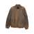 Golden Goose Brown Jacket With Sleeve Pocket And Distressed Effects In Leather Man BROWN