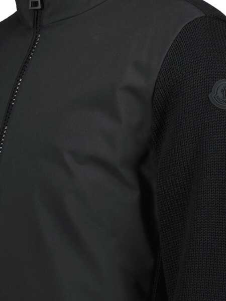 Pulovere Moncler Moncler Matt Effect Cardigan Black Barbati (BM 19069008) 4