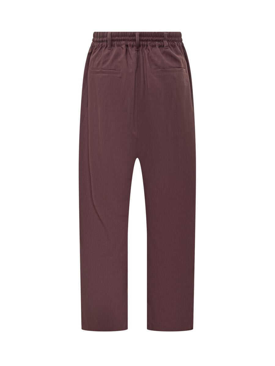 Pantaloni Y-3 Y-3 Adidas Y-3 Bordeaux Trousers With Drawstring RED Barbati (BM 19069305) 2