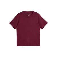 Tricouri Y-3 Adidas Y-3 Bordeaux T-Shirt With Tonal Logo Barbati