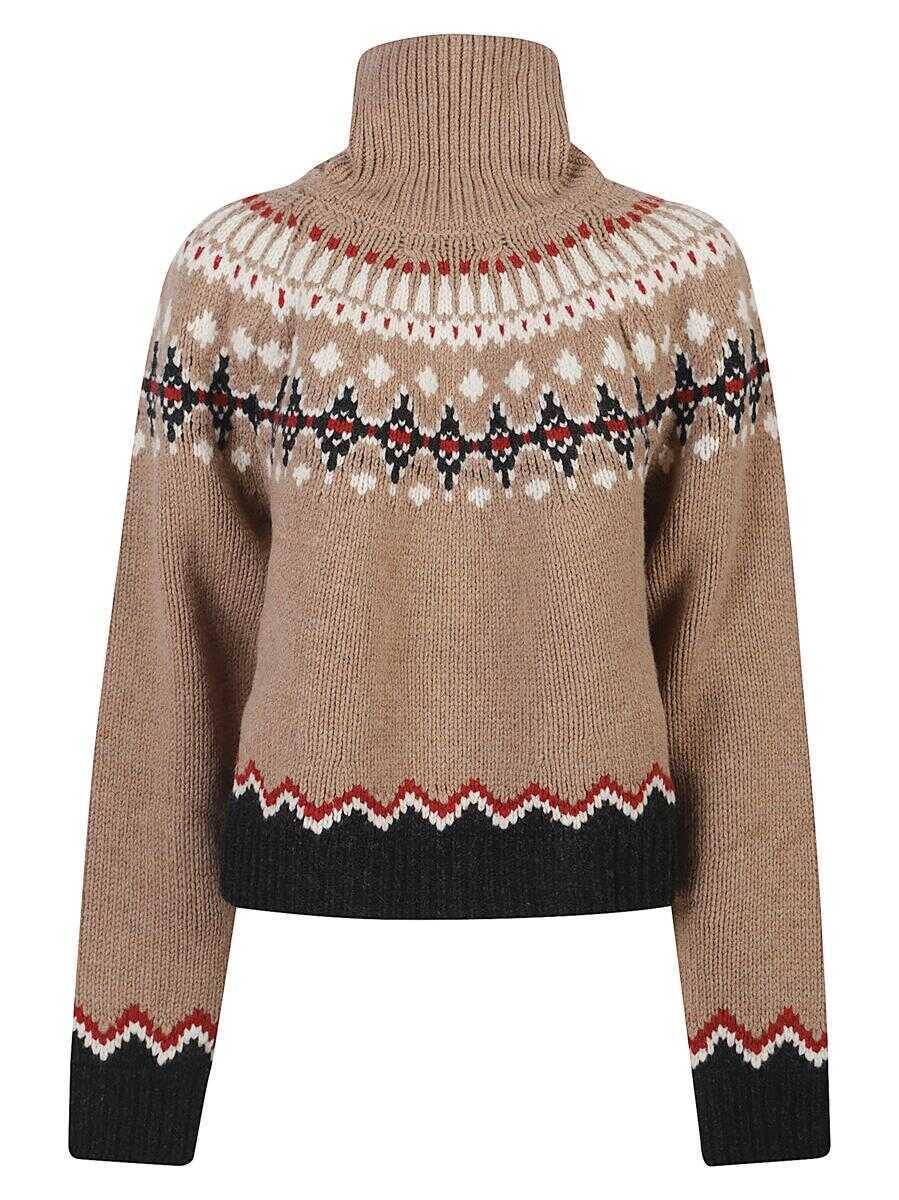 Pulovere ALANUI Alanui Sweater BROWN Femei (BM 19069488) 1