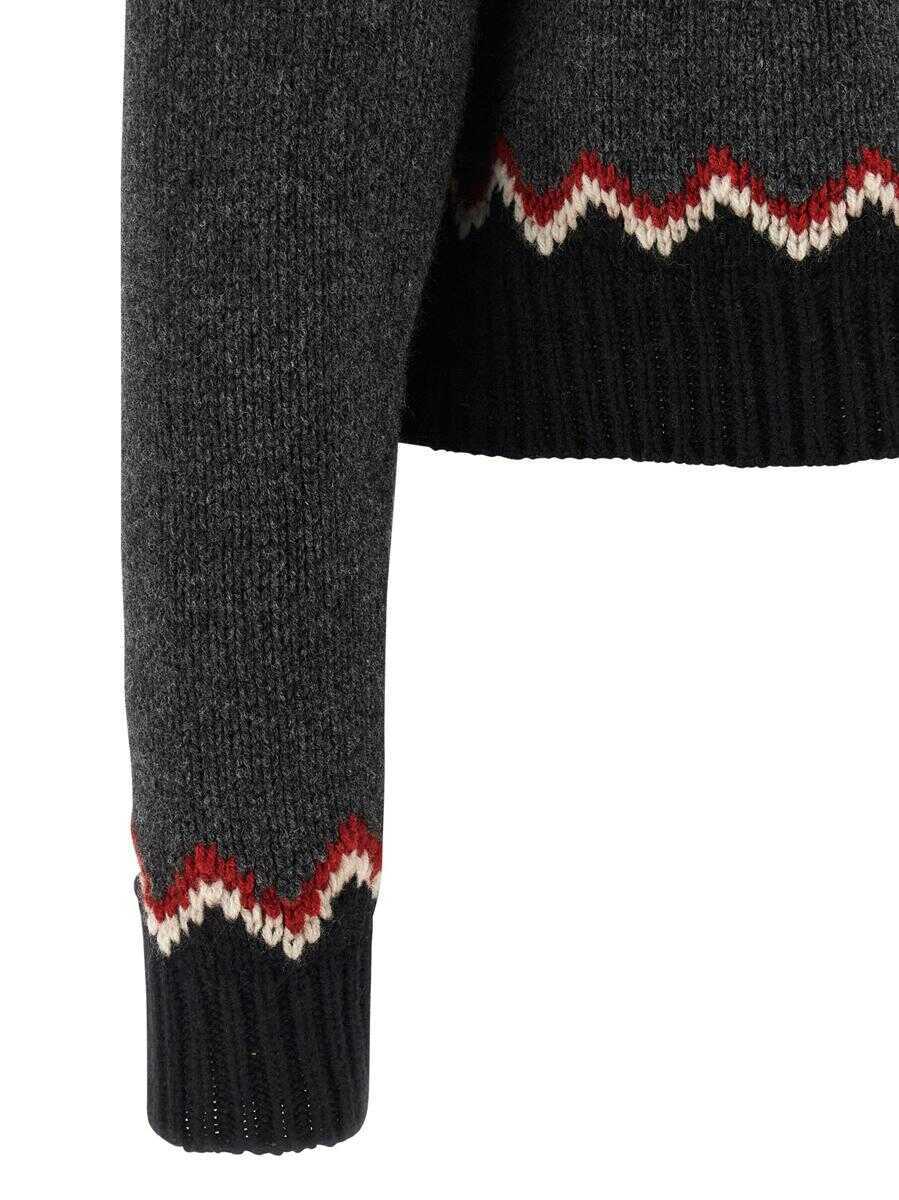 Pulovere ALANUI Alanui Sweet Winter Turtleneck Sweater GRAY Femei (BM 19069500) 4