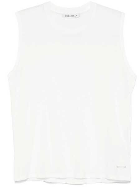 Topuri OUR LEGACY Our Legacy T-Shirts & Tank Tops WHITE Barbati (BM 19069551) 1