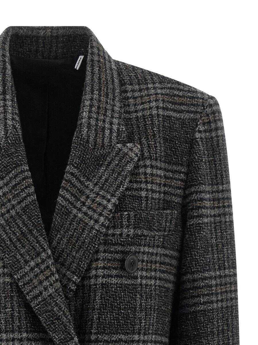 Paltoane Isabel Marant Isabel Marant toile Lexana Coat GRAY Femei (BM 19069641) 3