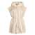 Liu Jo Liu Jo Faux Fur Vest With Hood Beige