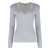 Elisabetta Franchi Elisabetta Franchi Long Sleeve Top In Viscose BLUE
