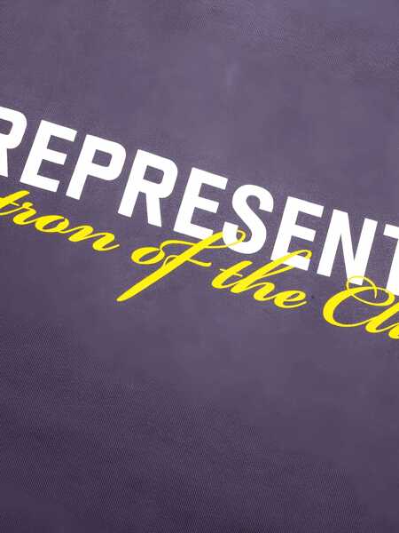 Pulovere REPRESENT Represent Hooded Sweatshirt Patron Of The Club PURPLE Barbati (BM 19069896) 3