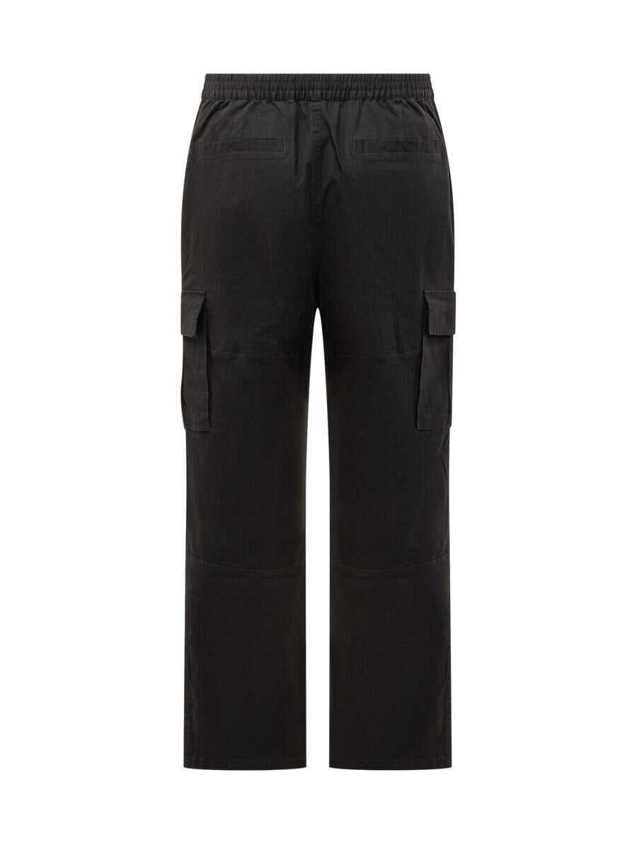 Pantaloni REPRESENT Represent Represent Black Cargo Pants With Side Pockets Black Barbati (BM 19069902) 2