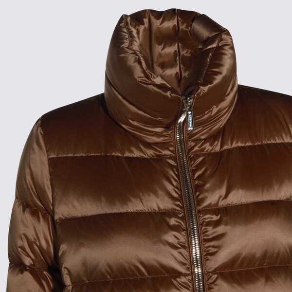 Geci de iarna Moorer Moorer Brown Down Jacket Brown Femei (BM 19069962) 4