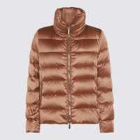 Geci de iarna Moorer Brown Down Jacket Femei