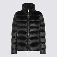 Geci de iarna Moorer Black Down Jacket Femei
