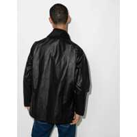 Imbracaminte Barbour pentru Barbati - Geci Barbour Barbour Barbour Waxed Jacket With Pockets And Velvet Collar Black Barbati (BM 19070061) - B-mall.ro