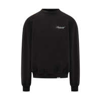 Pulovere Represent Represent Black Sweatshirt With Embroidered Logo Barbati