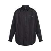 Camasi 'Brush Arrow' Black Shirt With Logo Lettering On The Front And Maxi Print On The Rear In Cotton Blend Woman Barbati