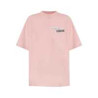 Tricouri Palm Angels Palm Angels Pink T-Shirt Los Angeles Times Femei