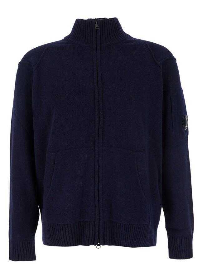 Pulovere C.P. Company C.P. Company Sweaters BLUE Barbati (BM 19070490) 1