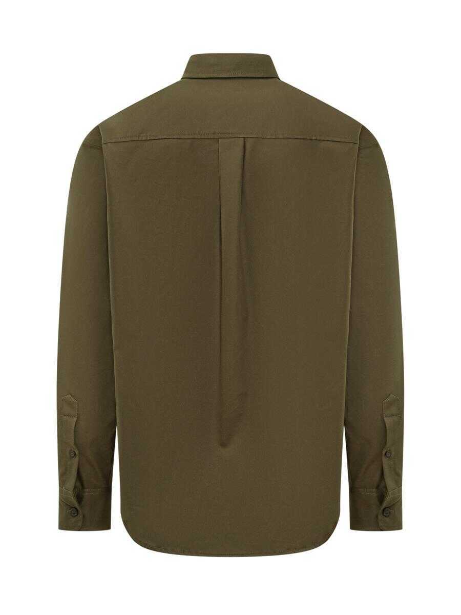 Camasi DSQUARED2 DSQUARED2 Dsquared2 Cotton Shirt With Front Pockets GREEN Barbati (BM 19070655) 2