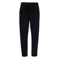 Pantaloni casual 'Buddy' Black Pants With Drawstring Elastic Waist In Viscose Blend Stretch Woman Femei