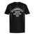DSQUARED2 Black Crewneck T-Shirt With Logo Printed On The Front In Cotton Man Black