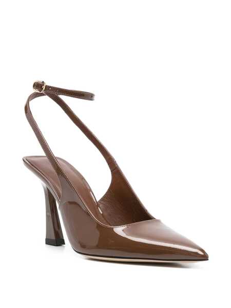 Pantofi cu toc Stuart Weitzman Stuart Weitzman Vinnie 85 Strap Pump Shoes BROWN Femei (BM 19070820) 2