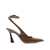 Stuart Weitzman Stuart Weitzman "Vinnie" 85 Strap Pump Shoes BROWN