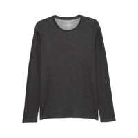Tricouri Majestic Filatures Cotton Cashmere Blend Long-Sleeve T-Shirt Barbati