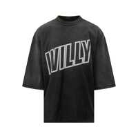 Tricouri Willy Chavarria Willy Chavarria Willy Chavarria Black Logo Oversized T-Shirt