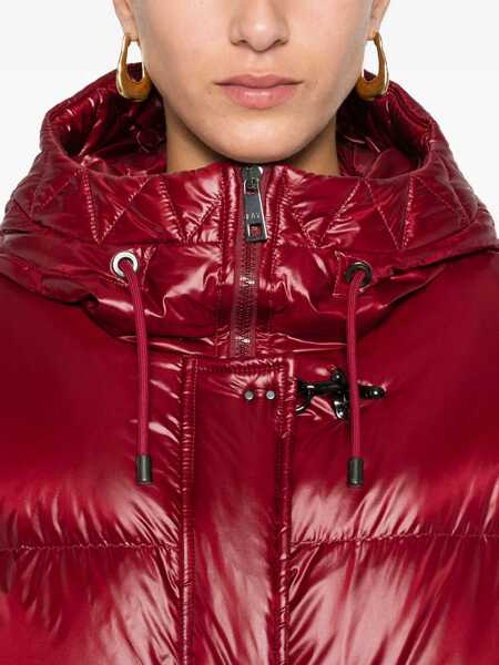 Geci de iarna Fay 3 HOOKS  HOOD DOWN JACKET Red Femei (BM 19071702) 5