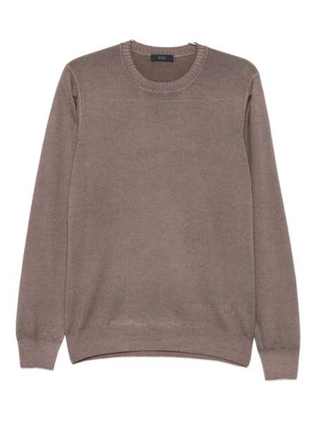 Pulovere Fay CREWNECK SWEATER Brown Barbati (BM 19071708) 1
