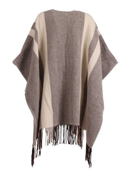 Poncho Fay HOOK PONCHO Brown Femei (BM 19071711) 2
