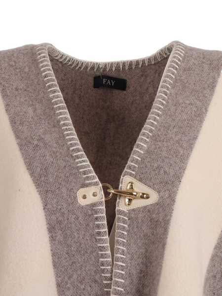 Poncho Fay HOOK PONCHO Brown Femei (BM 19071711) 3