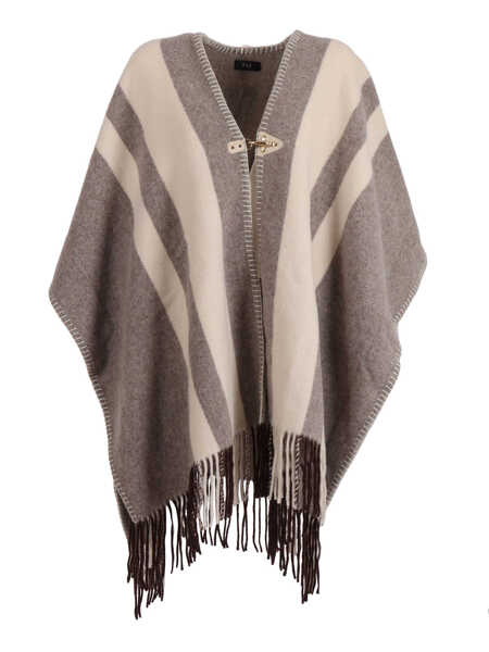 Poncho Fay HOOK PONCHO Brown Femei (BM 19071711) 1