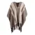 Fay HOOK PONCHO Brown