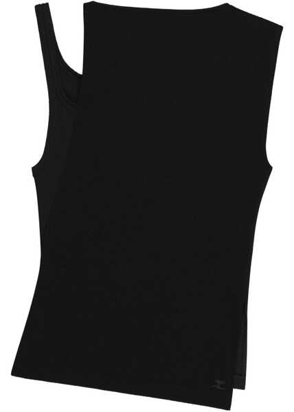 Topuri COURRGES Transverse Cotton 90s Top BLACK Femei (BM 19071739) 1