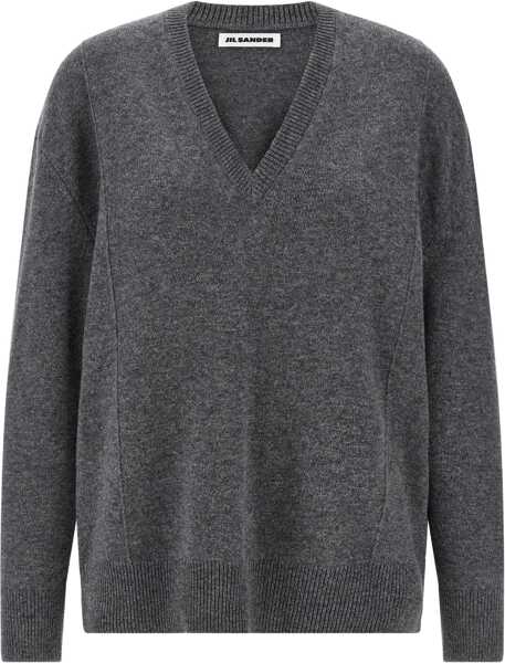 Pulovere Jil Sander V neck Sweater BASALT Femei (BM 19071742) 1