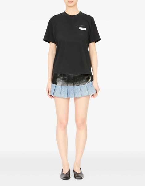 Tricouri MM6 Maison Margiela Cotton T-Shirt BLACK Femei (BM 19071760) 2