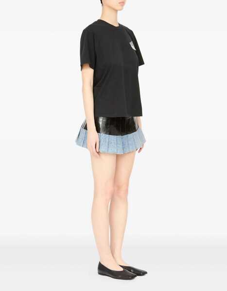 Tricouri MM6 Maison Margiela Cotton T-Shirt BLACK Femei (BM 19071760) 3