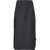 Maison Margiela Wool Midi Skirt CARBON MELANGE/BLACK